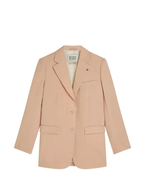 Scotch & Soda notched-lapels single-breasted blazer