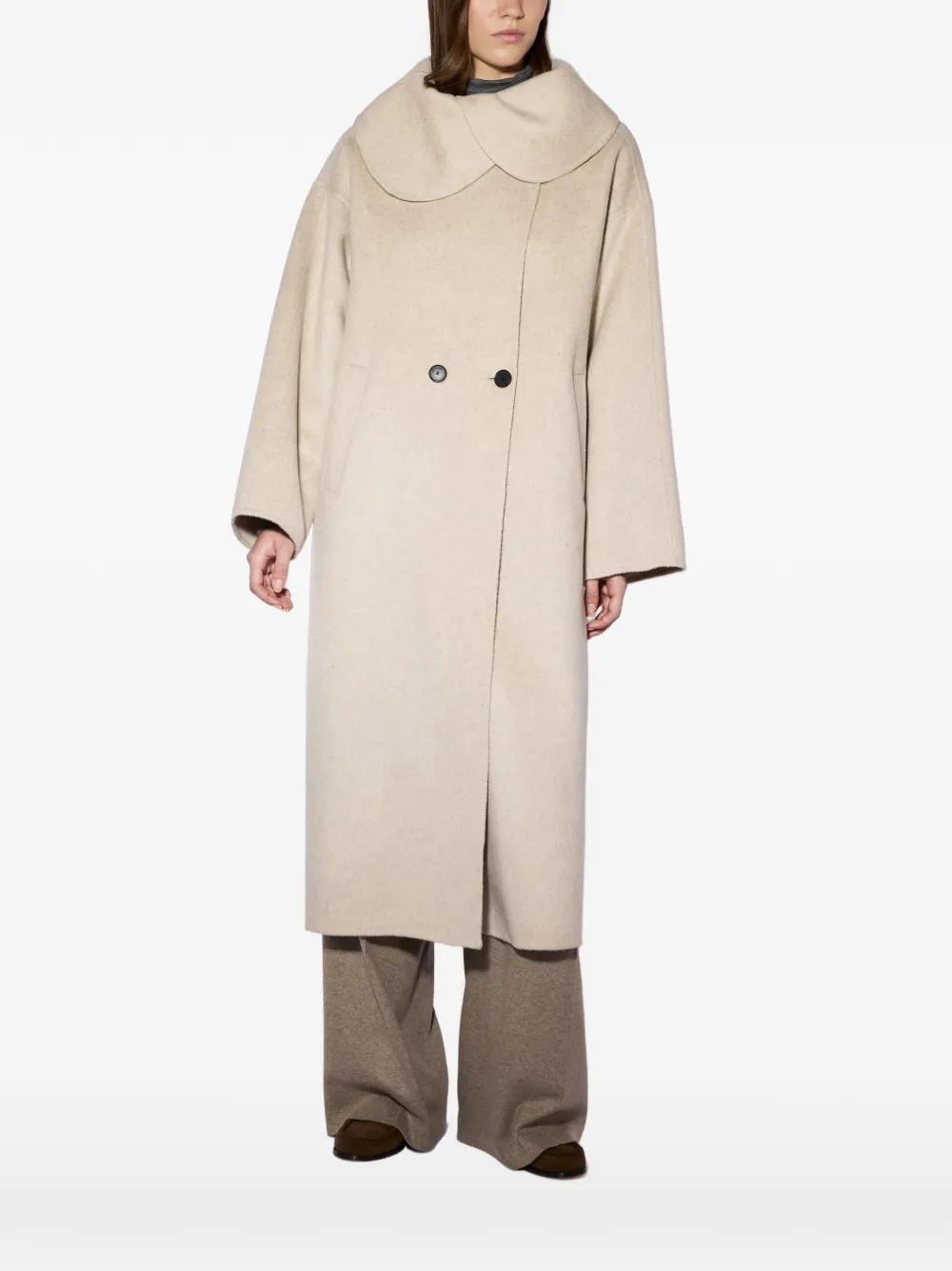 Liviana Conti peter-pan collar double-breasted coat