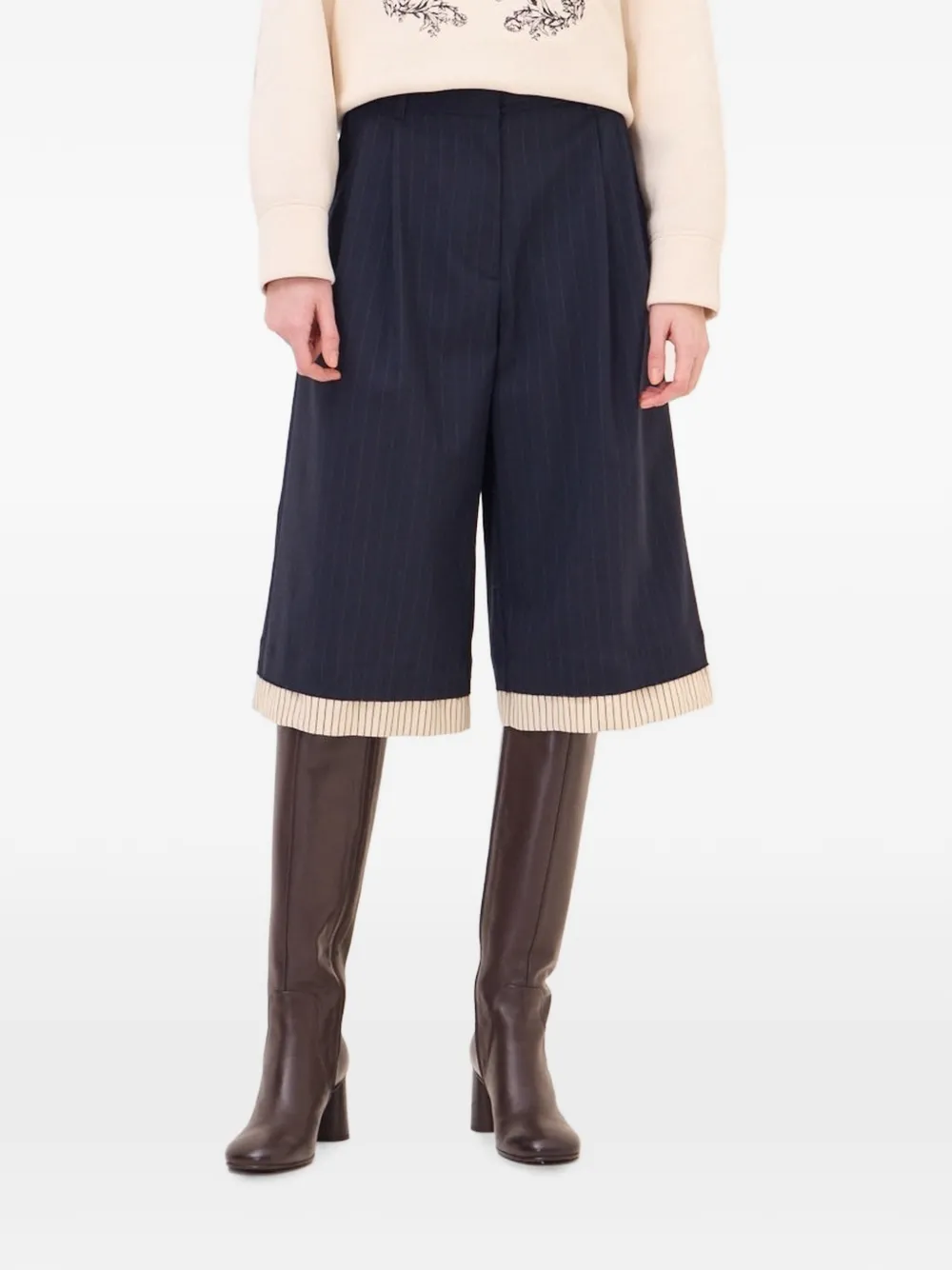 Ottod'Ame pinstriped shorts