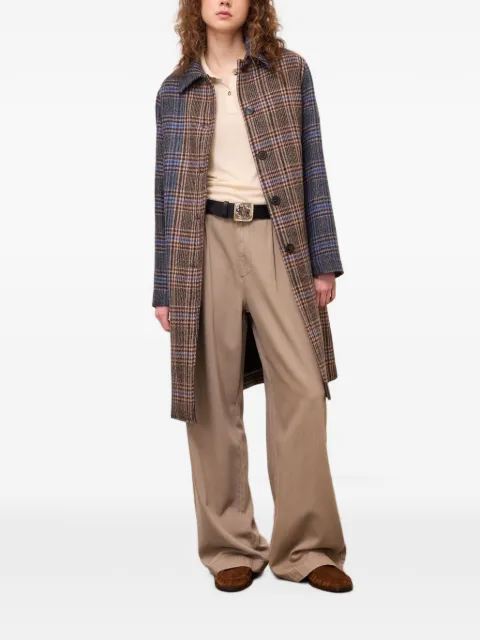 Ottod'Ame check-pattern button-up coat