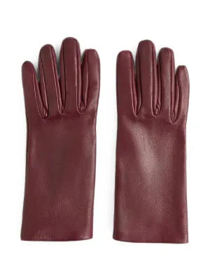 Maison Margiela フィンガーレス レザー手袋 | ブラウン | FARFETCH JP