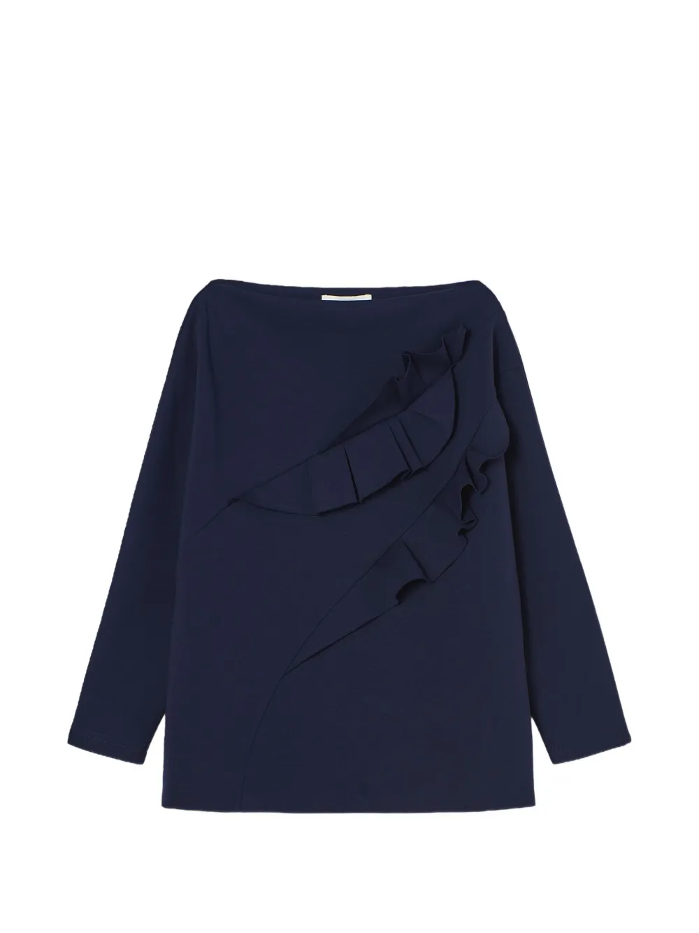 PSOPHIA ruffled long-sleeve t-shirt