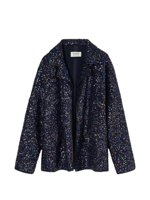 PSOPHIA sequin-embellished cropped jacket