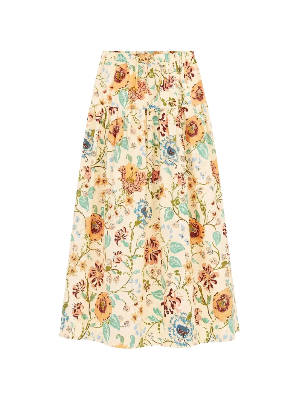 Ulla Johnson Theodora midi skirt - Tons neutres Ulla Johnson Theodora midi skirt - Tons neutres