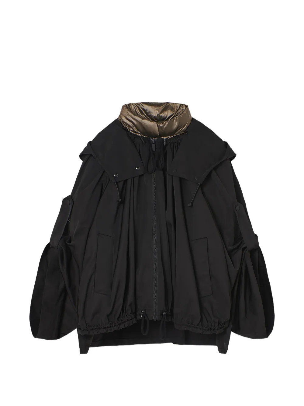 PSOPHIA quilted layered jacket