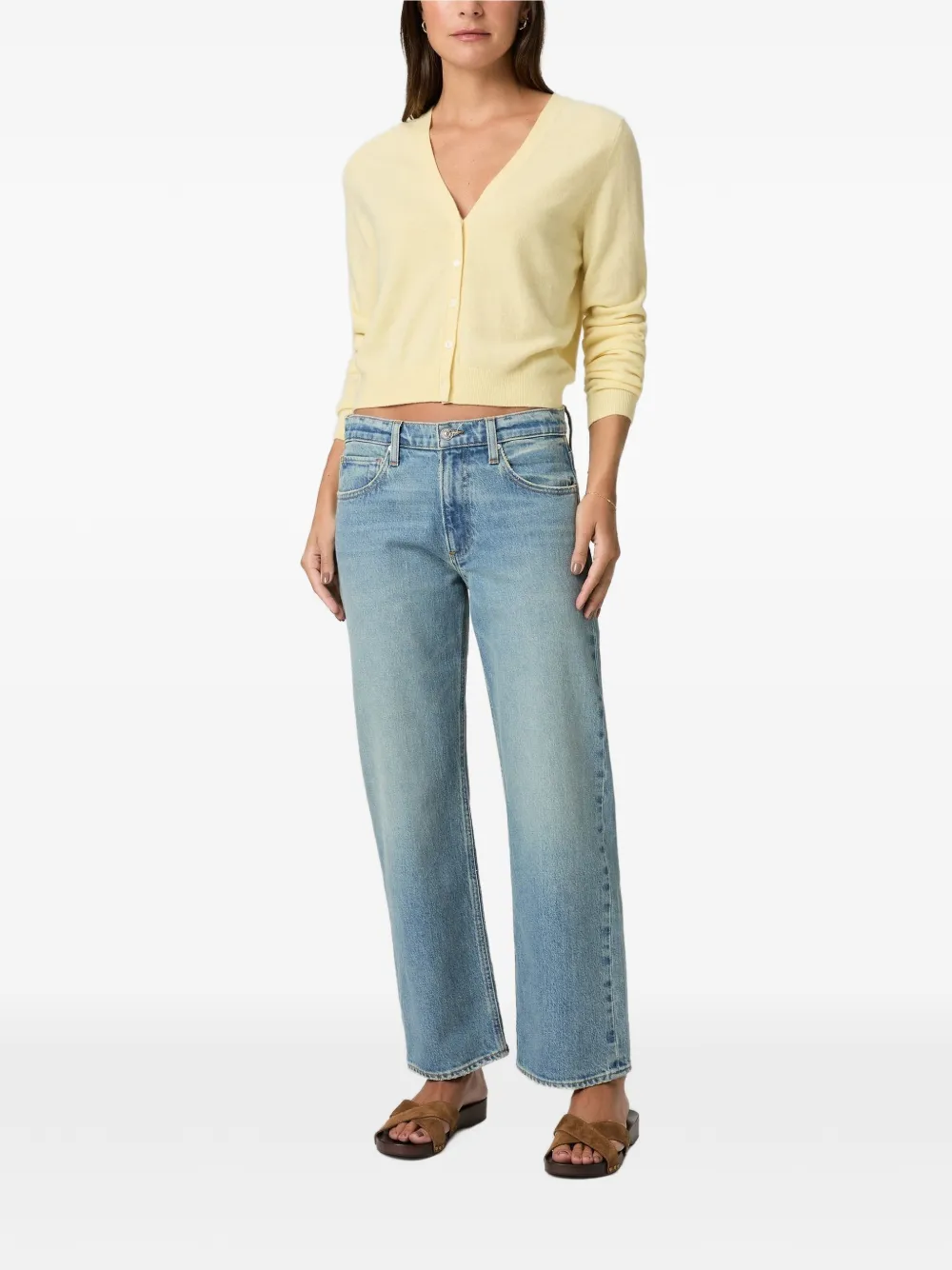 PAIGE Straight jeans Blauw
