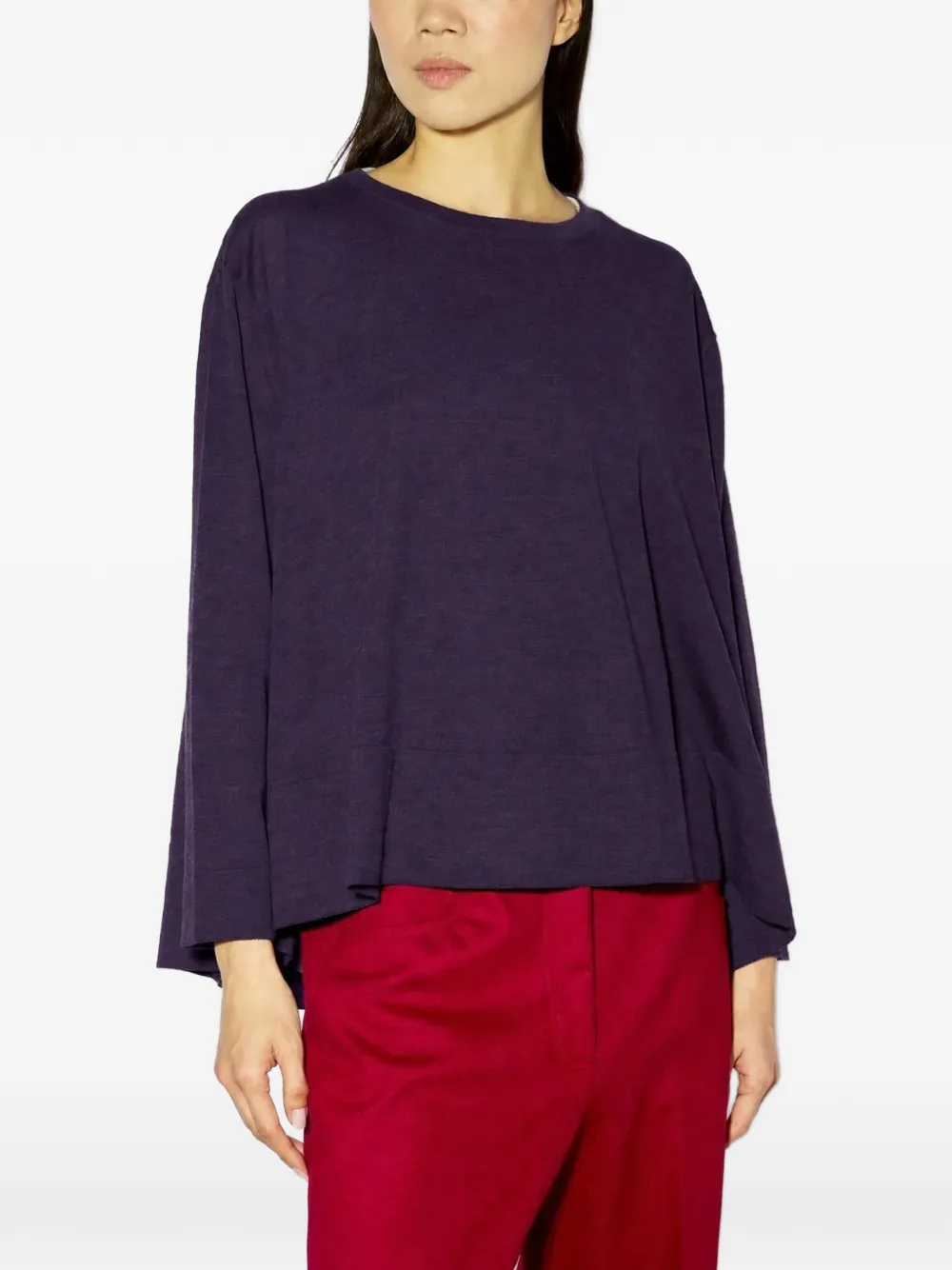 Liviana Conti crew-neck long-sleeve sweater