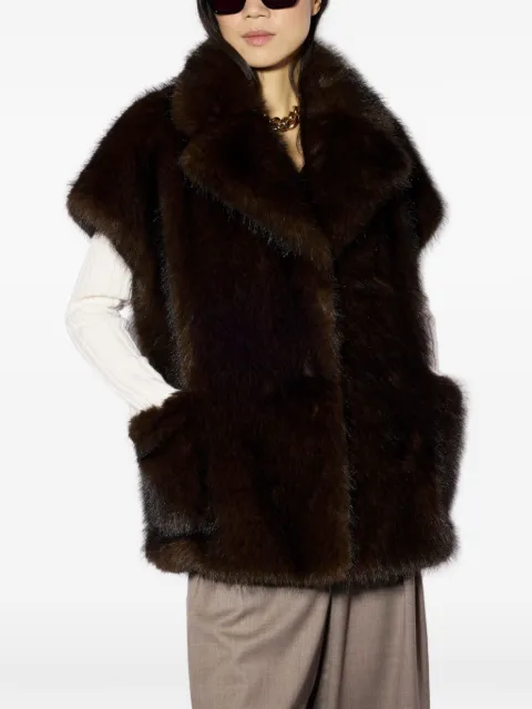 Liviana Conti faux-fur oversized coat