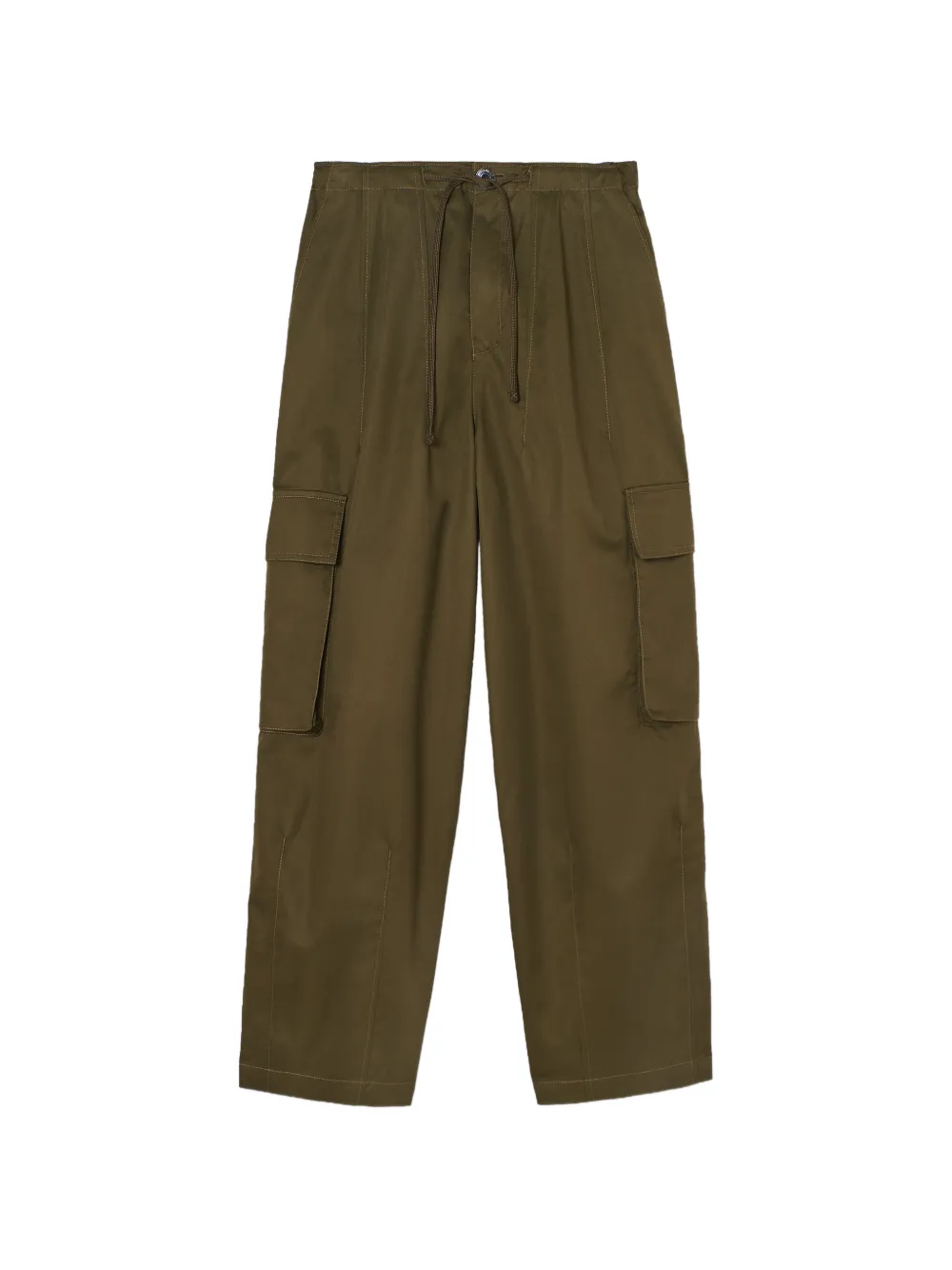 PSOPHIA drawstring straight-leg trousers