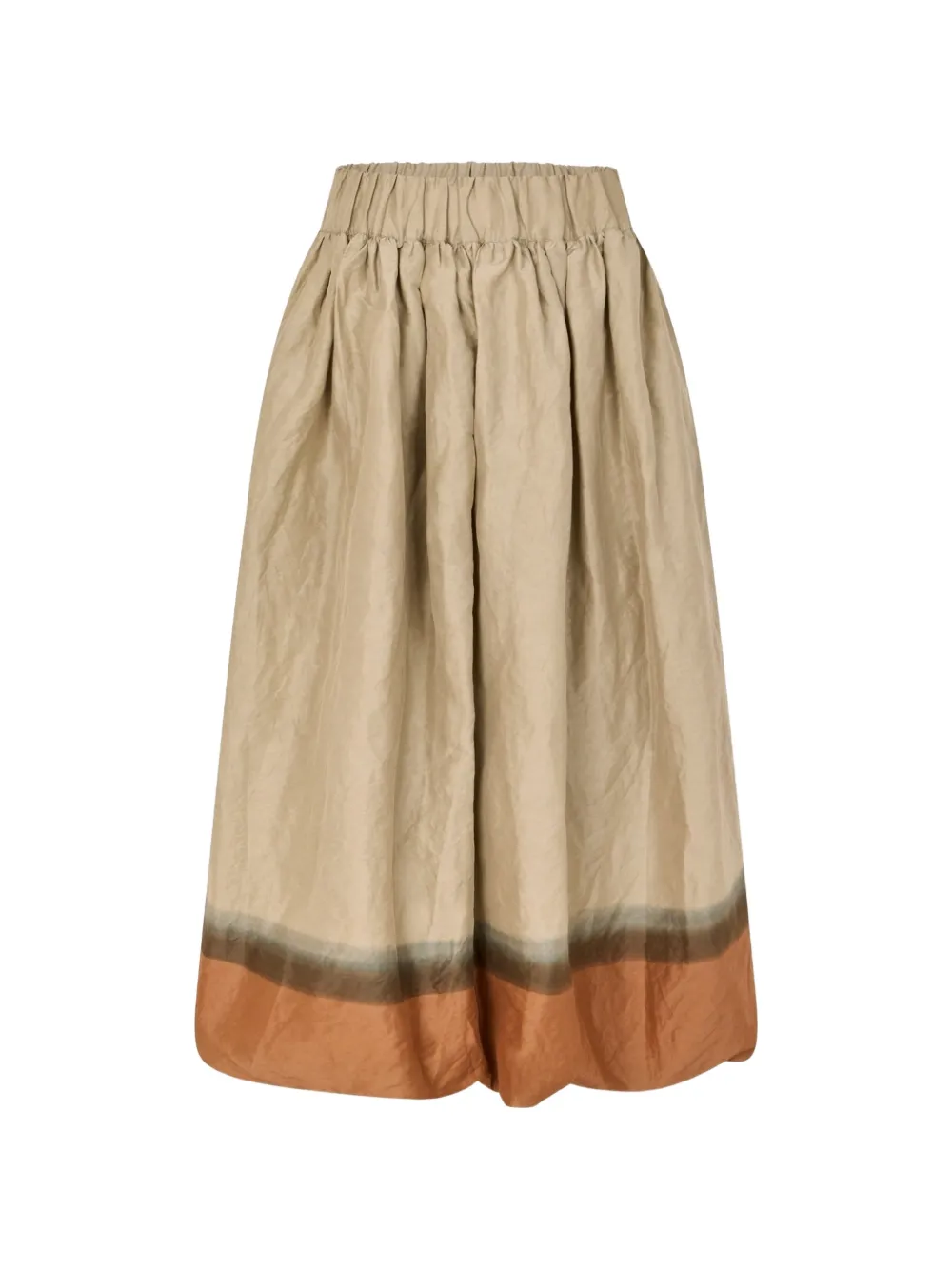 RABENS SALONER Almas dip-dyed maxi skirt - Toni neutri
