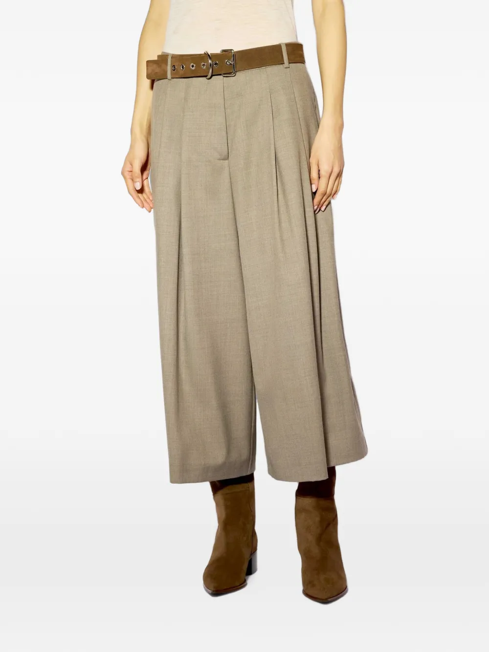 Liviana Conti belted pleated trousers