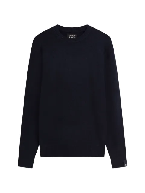 Scotch & Soda crew-neck ribbed-trim sweater