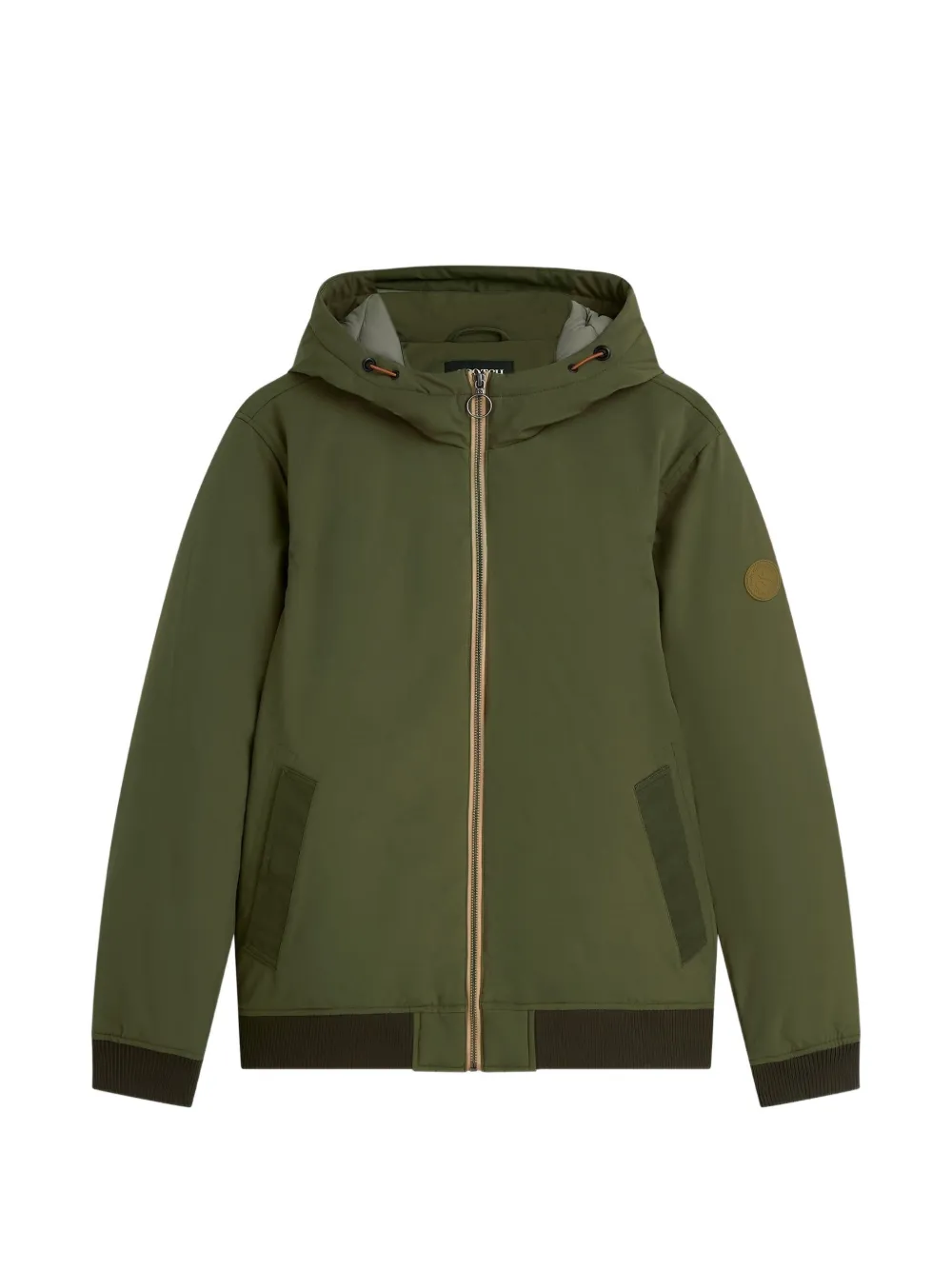 Scotch & Soda hooded zip-up jacket - Green