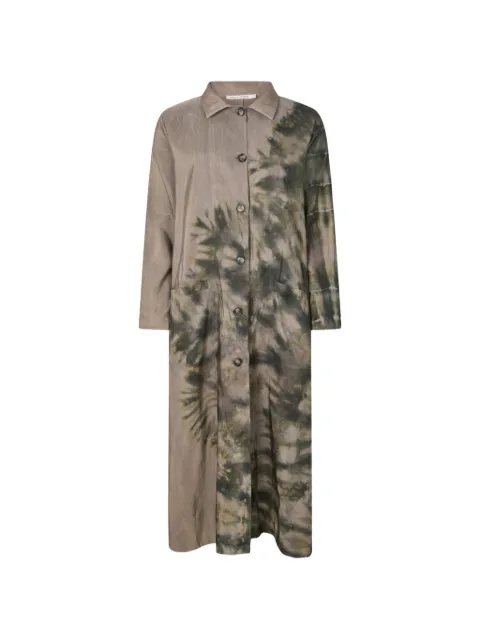 RABENS SALONER Celine tie-dye corduroy coat