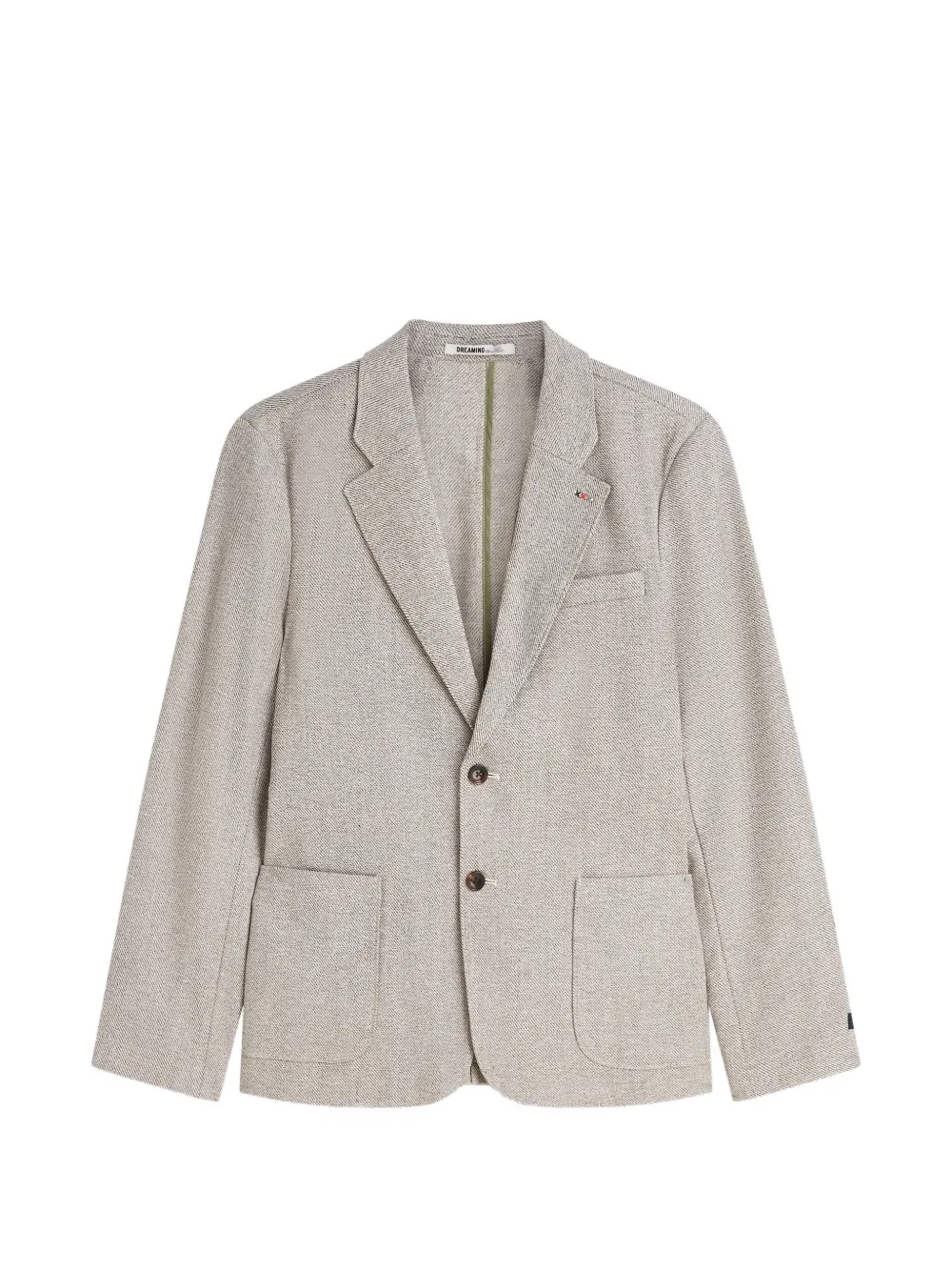 Scotch & Soda notch-lapel single-breasted blazer - Toni neutri