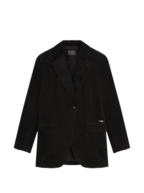Scotch & Soda corduroy single-breasted blazer