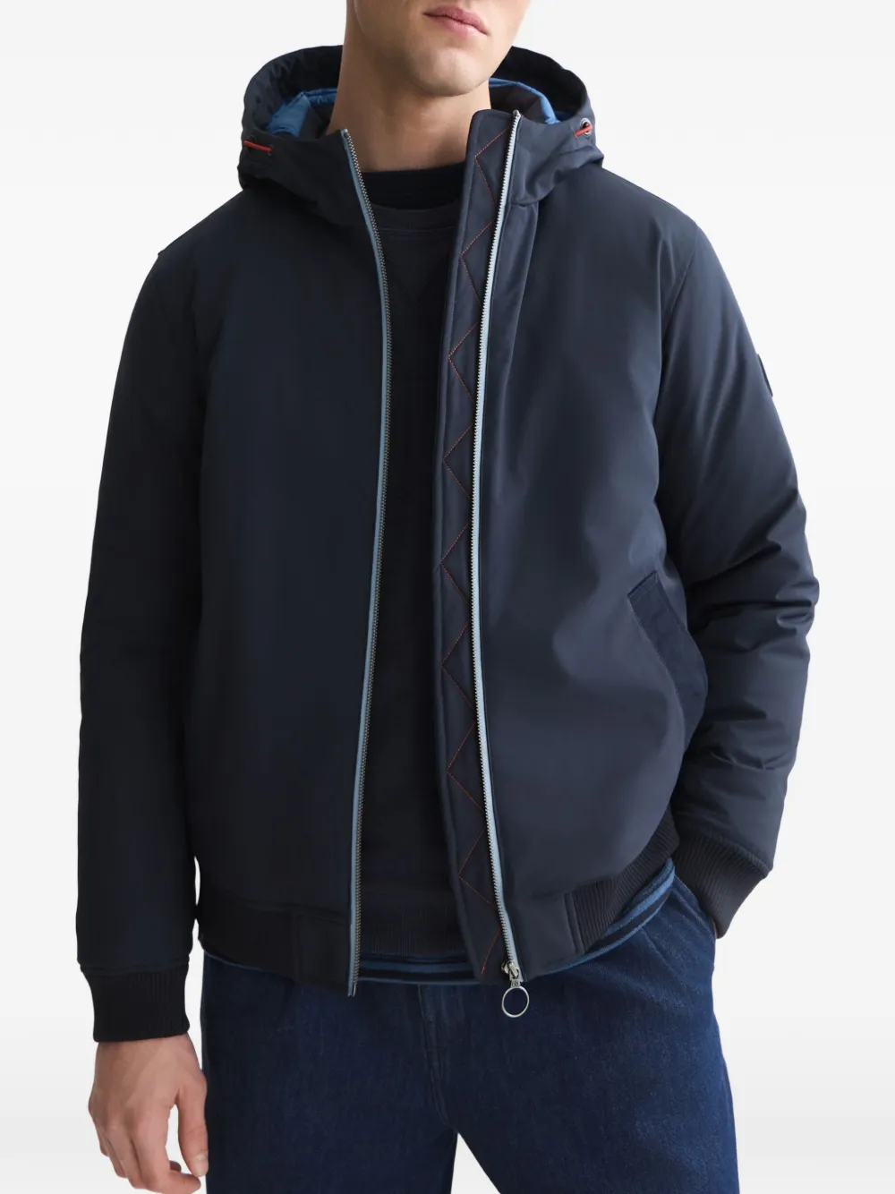 Scotch & Soda Jack met capuchon Blauw