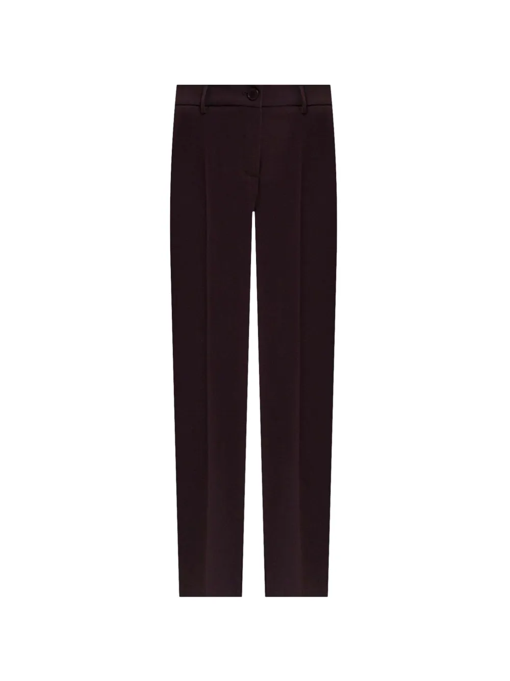 TWINSET pressed-crease straight-leg trousers - Noir