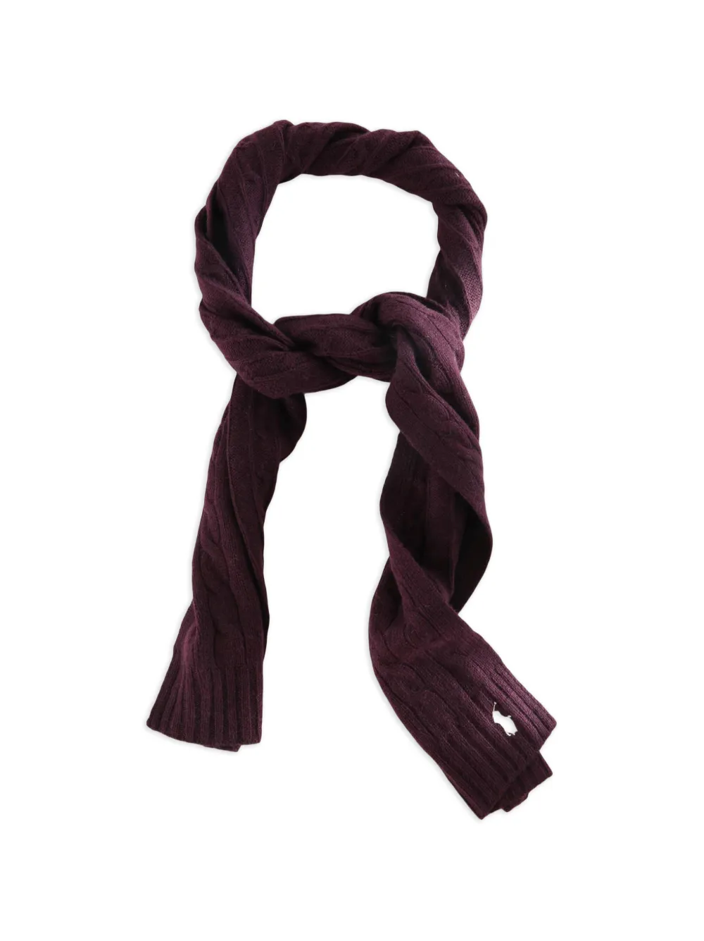 Polo Ralph Lauren logo-embroidered scarf - Viola