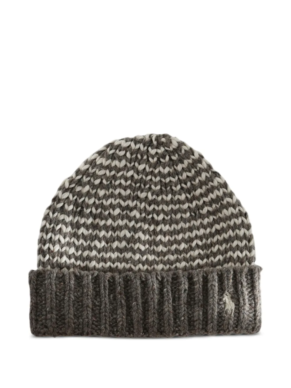 Polo Ralph Lauren striped wool-blend beanie - Grigio