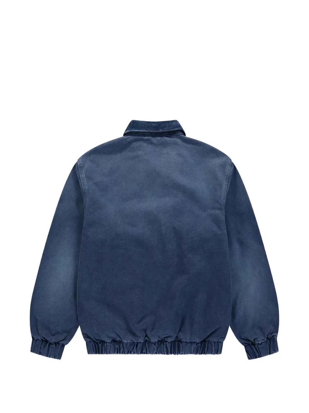 Arte Antwerp Arc denim jack met ribfluwelen kraag Blauw
