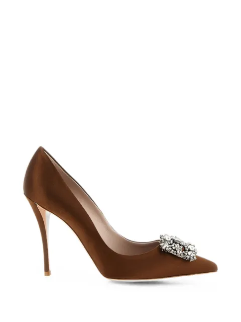 Roger Vivier zapatillas Efflorescence con hebilla de cristal