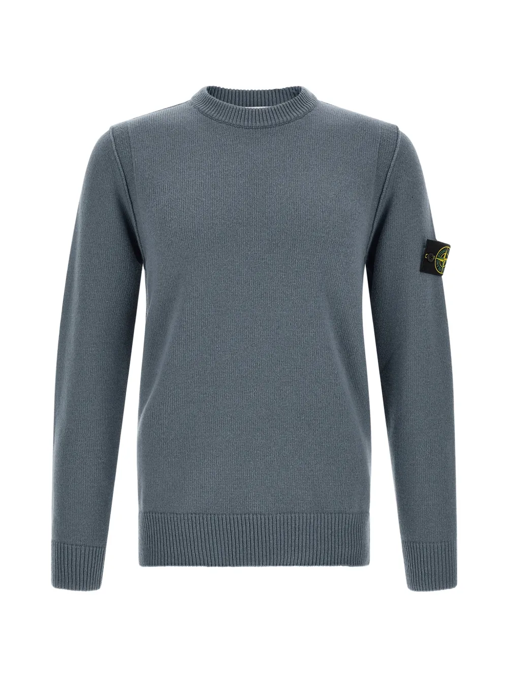 Stone Island 5100072 Compass-badge crew-neck sweater - Blau