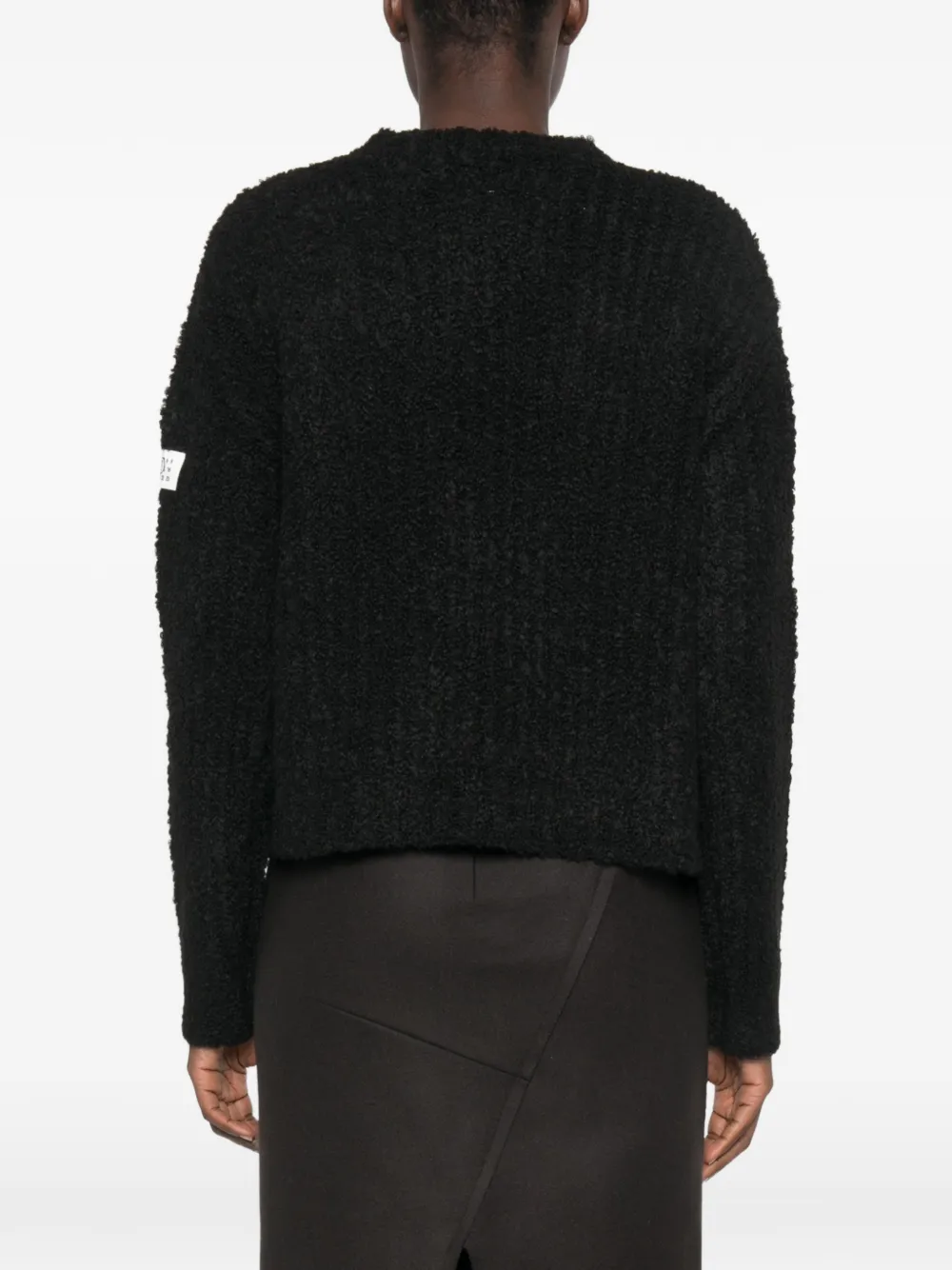 MM6 Maison Margiela Trui met logopatch Zwart