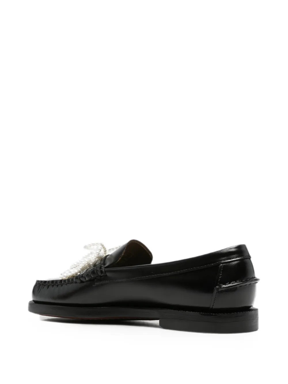 Sebago bow-embellished loafers Zwart