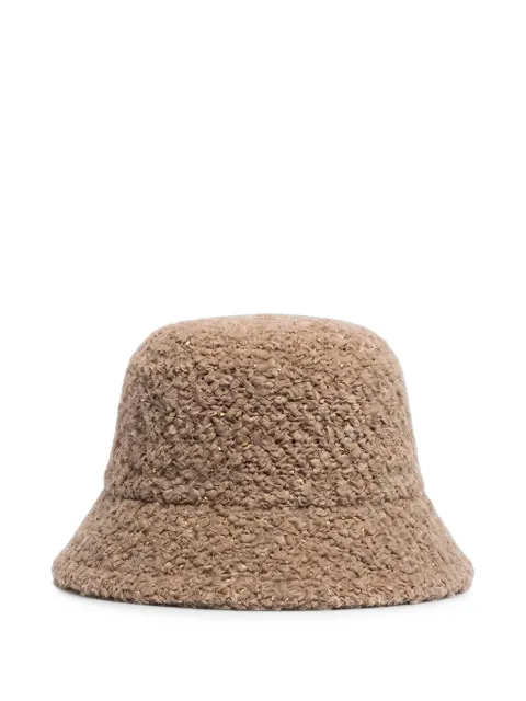Peserico gorro de pescador tejido de bouclé