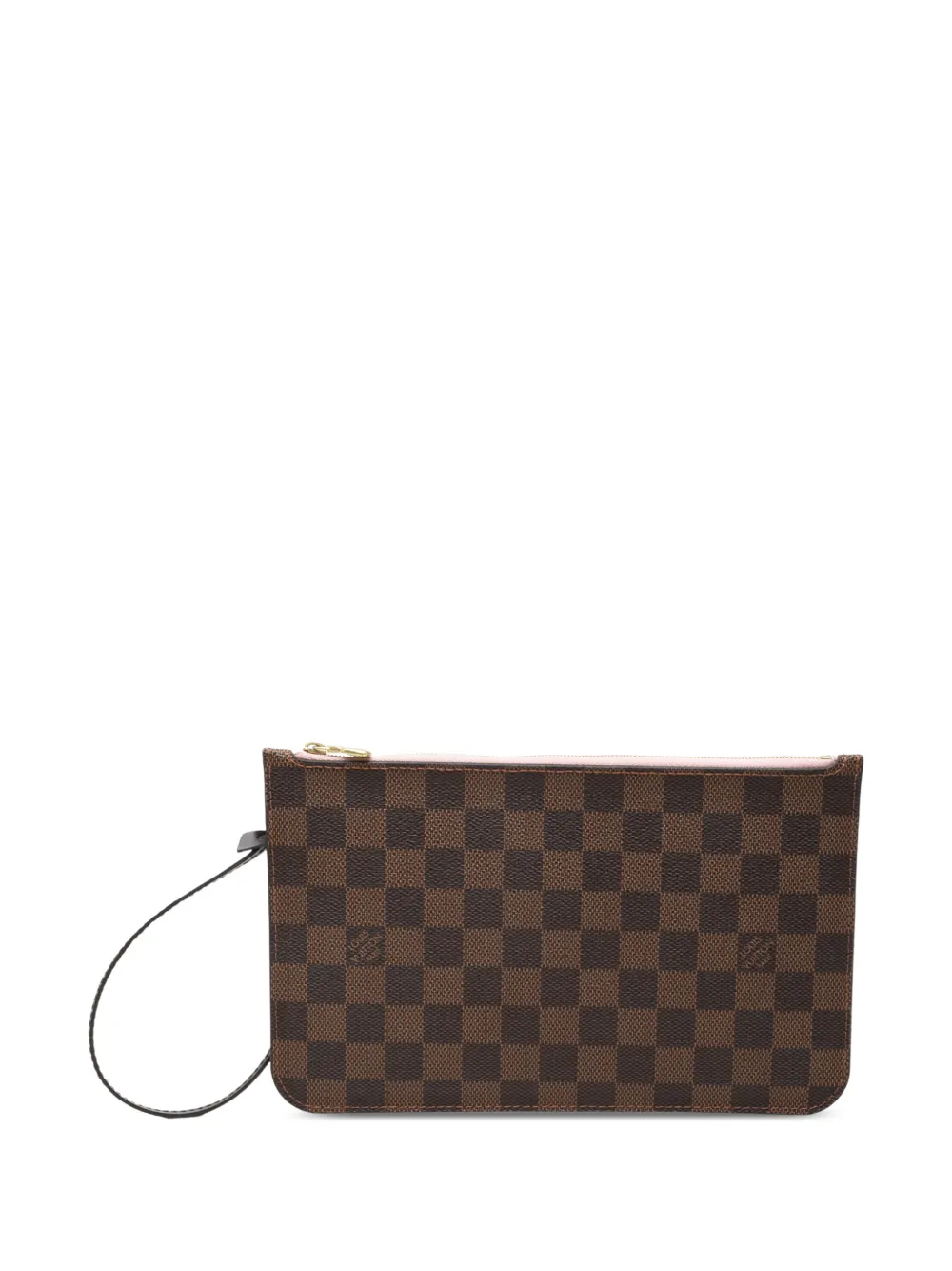 Louis Vuitton Pre-Owned Pouch Neverfull MM in tela Damier Ebène 2019 - Marrone