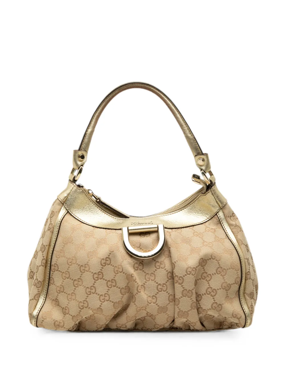 Gucci Pre-Owned 2000-2015 GG Canvas Abbey D Ring handbag - Nude
