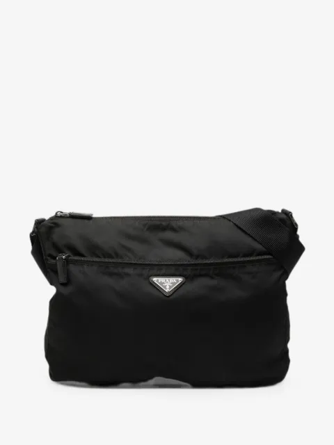 Prada Pre-Owned bandolera Tessuto con cremallera en la parte superior 2013-2026
