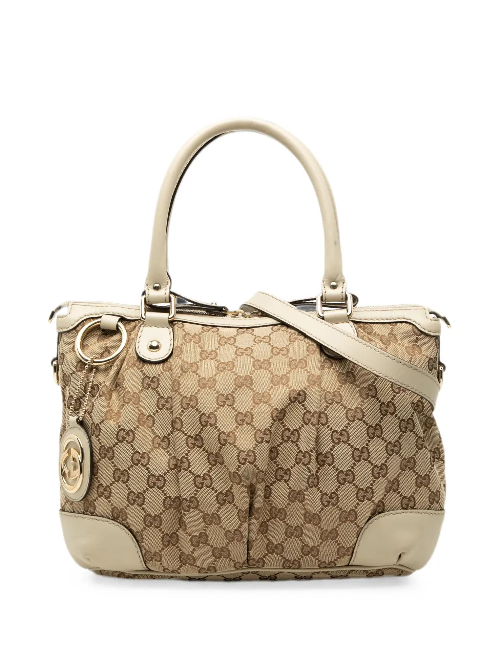 Gucci Pre-Owned 2000-2015 GG Canvas Sukey satchel - Toni neutri