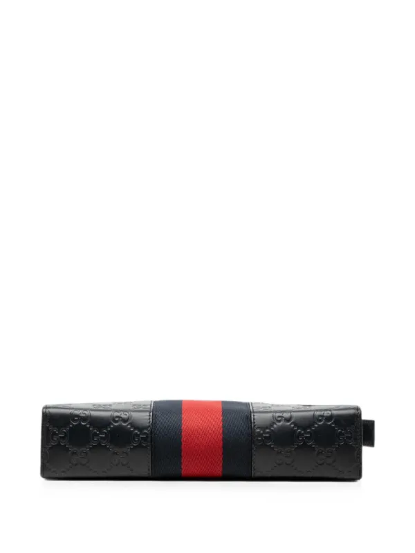Gucci Pre-Owned 2000-2015 グッチシマ ウェブ クラッチバッグ