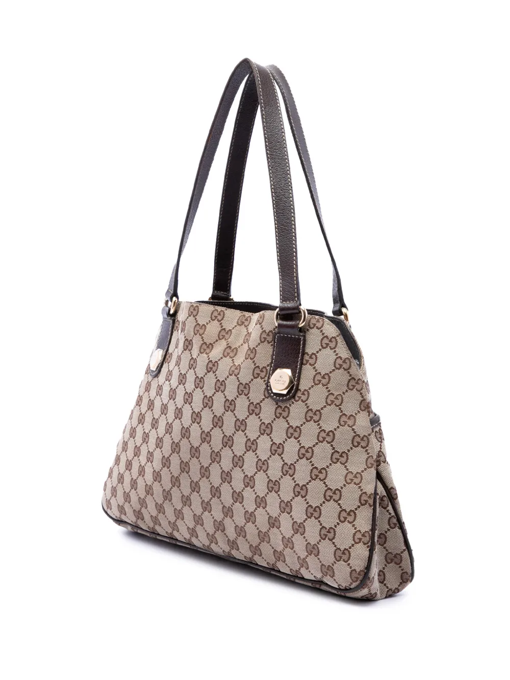 Gucci Pre-Owned 2000-2015 GG Canvas Charmy shoulder bag - Toni neutri