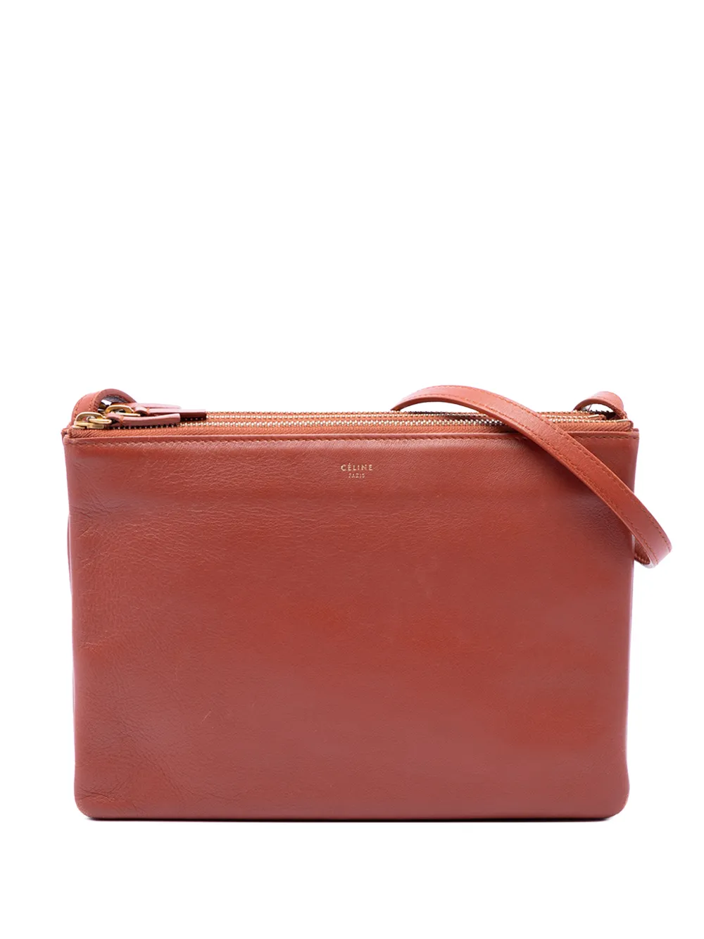 Celine Pre-Owned 2000-2026 Large Lambskin Trio crossbody bag - Rot