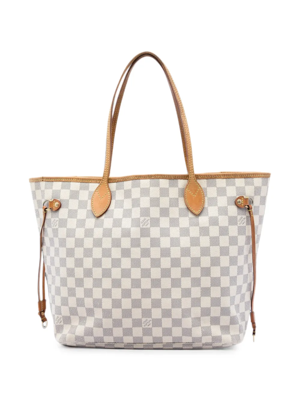 Louis Vuitton Pre-Owned 2014 Damier Azur Neverfull MM tote bag - Bianco