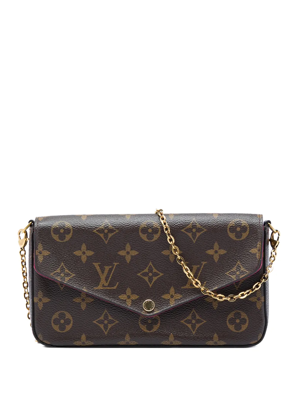 Louis Vuitton Pre-Owned Borsa a tracolla Felicie con monogramma 2019 - Marrone