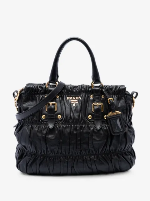 Prada Pre-Owned 2010-2026 Nappa Gaufre satchel
