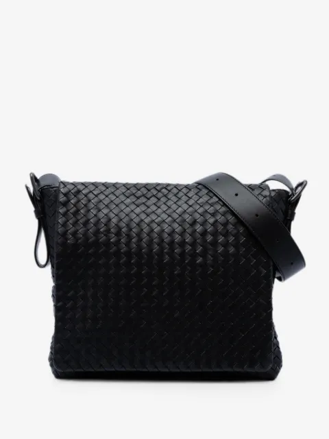 Bottega Veneta Pre-Owned 2012-2026 Nappa Intrecciato Flap crossbody bag