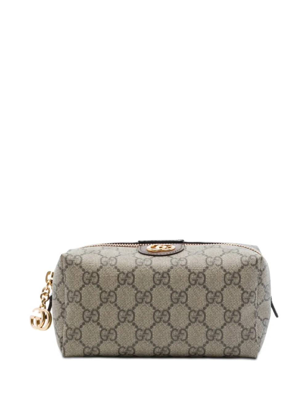 Gucci Pre-Owned 2000-2015 GG Supreme Ophidia Cosmetic pouch - Toni neutri