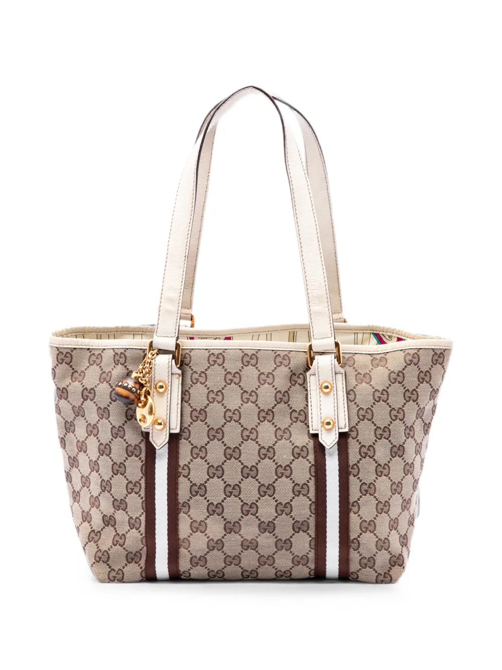 Gucci Pre-Owned 2016-2026 GG Canvas Web Jolicoeur tote bag - Toni neutri