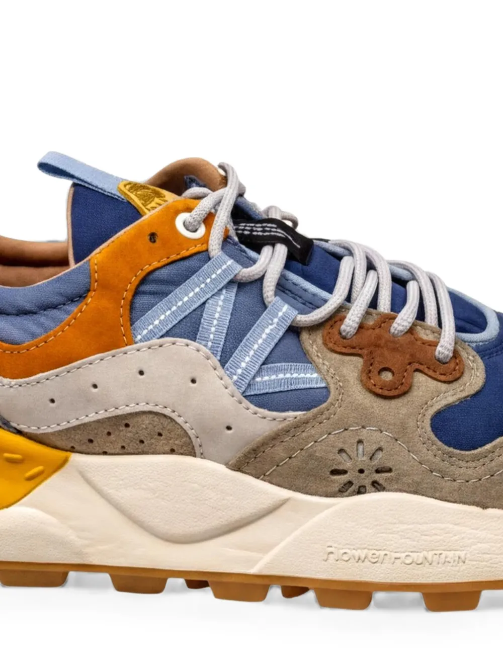 FLOWER MOUNTAIN Yamano 3 sneakers met vlakken Blauw