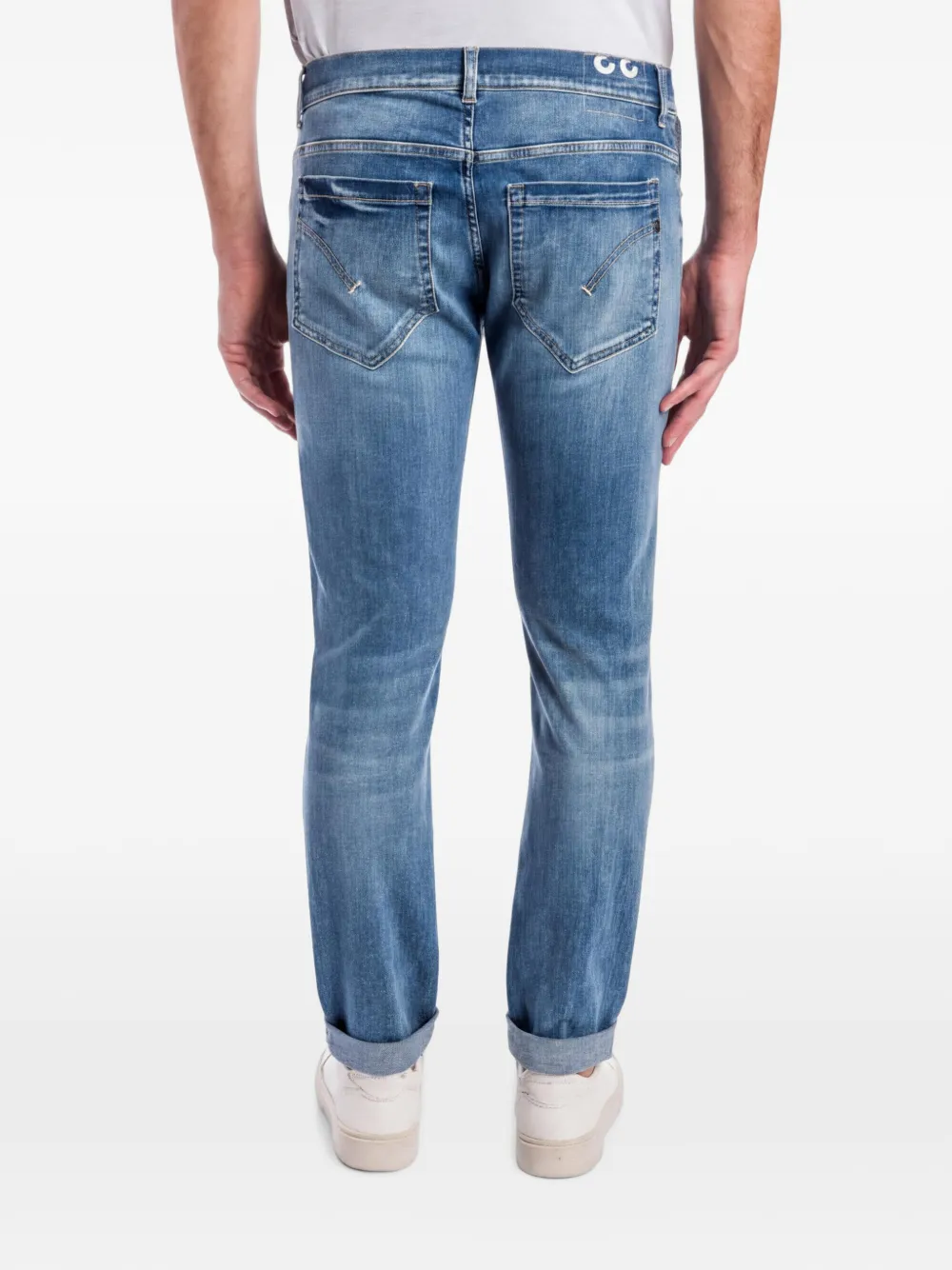 DONDUP George jeans met vervaagd effect Blauw