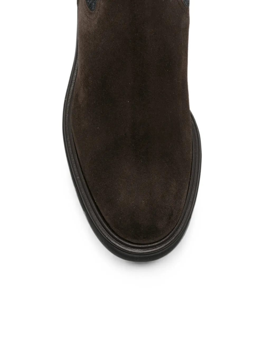 Henderson Baracco Ella suede panelled boots Bruin