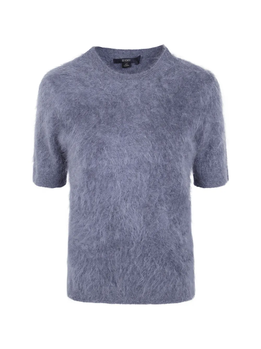 Seventy short-sleeve cashmere sweater - Grau