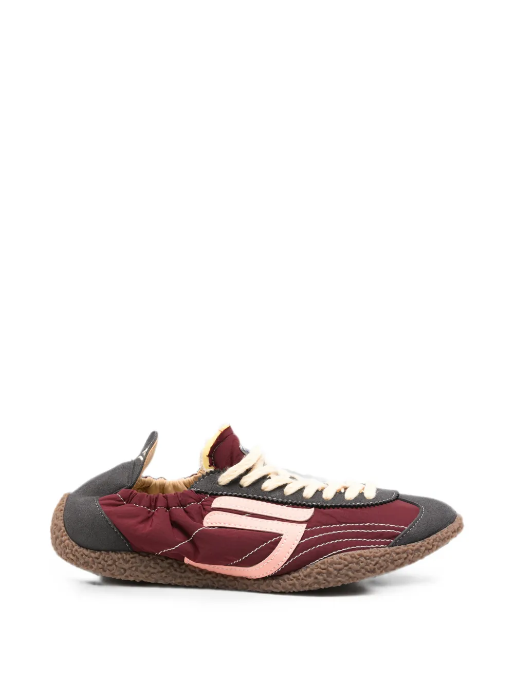Puraai logo-patch sneakers - Rot