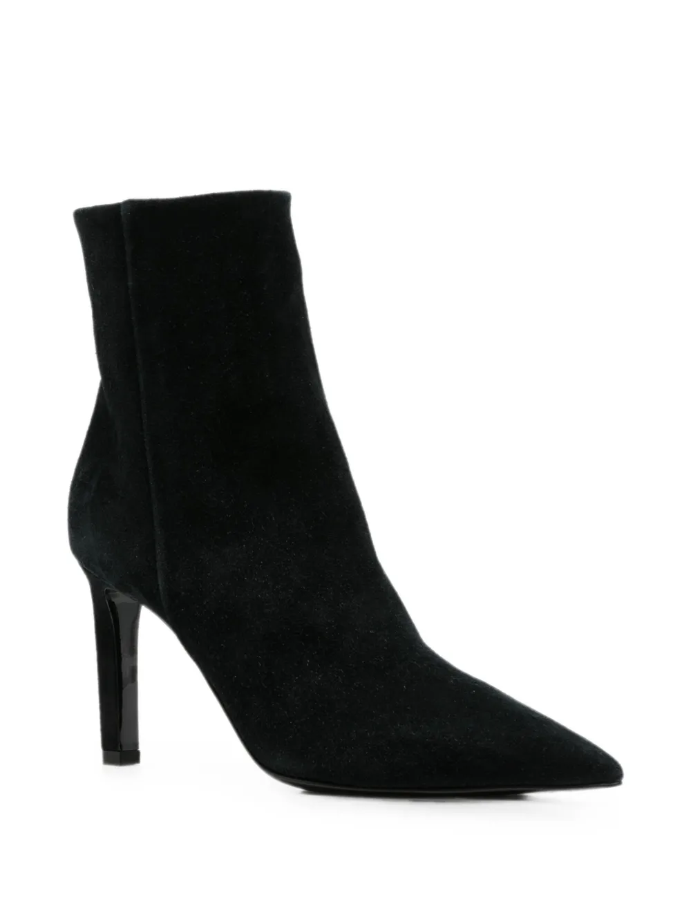 Jimmy Choo Frankie AB enkellaarzen met puntige neus Zwart