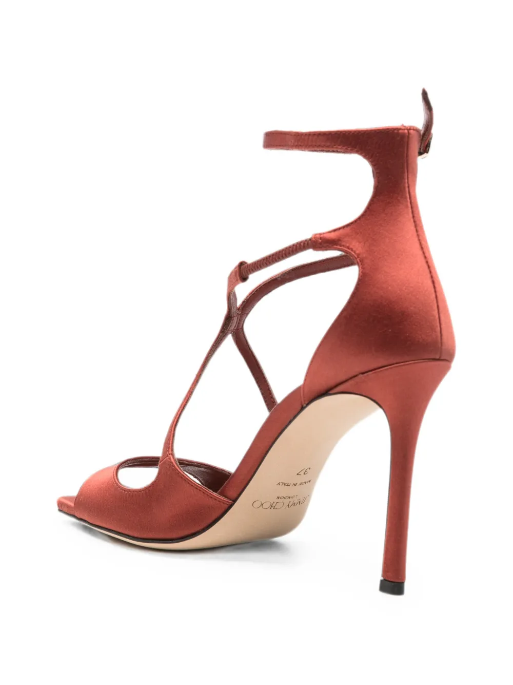 Jimmy Choo Azia strappy sandals Rood